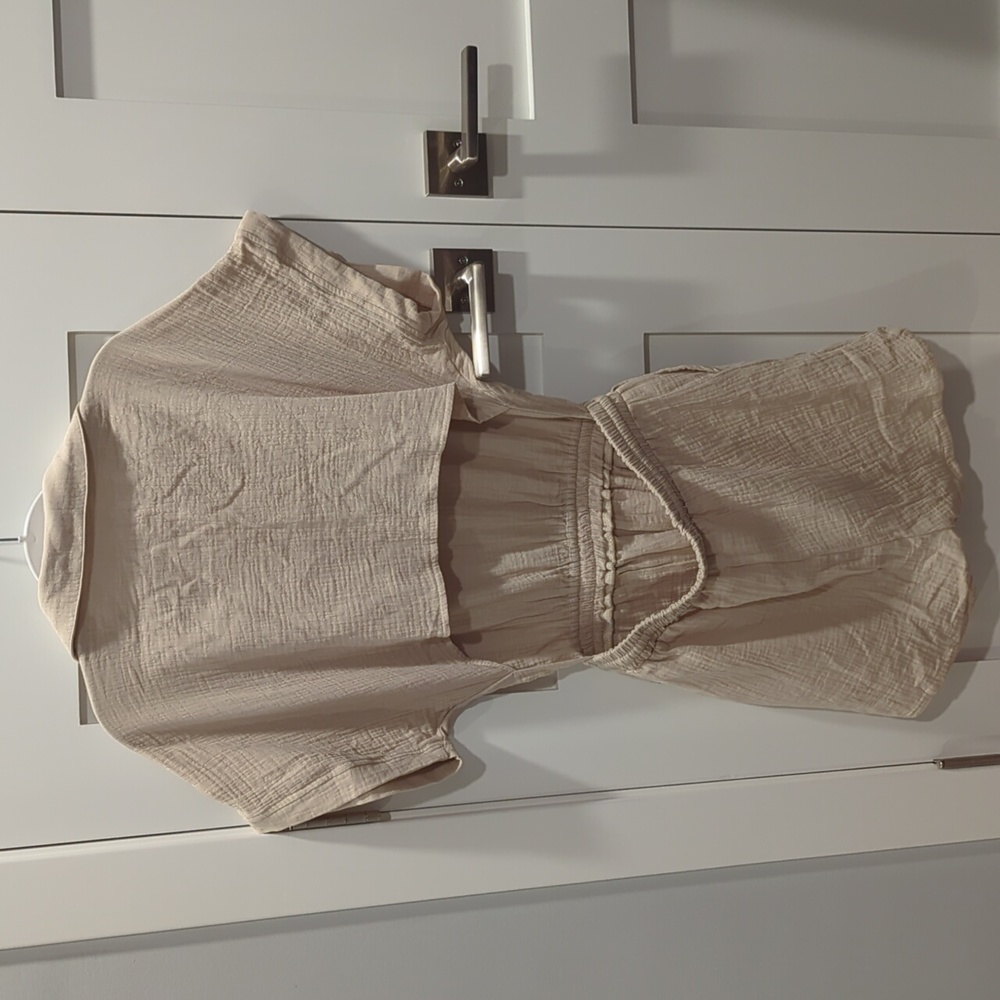 Cupshe Drawstring V-Neck Romper - Picture 7 of 10